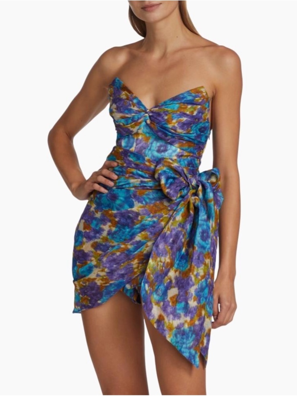 Zimmermann High Tide Linen and Silk Playsuit/Romper